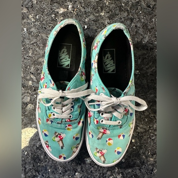 Vans Limited Edition Cats Pool Party Vibes Canvas Low Top Sneaker Shoes Size 8 - Picture 8 of 12